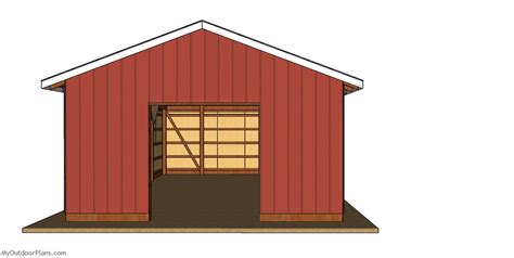 20x30 pole barn plans free